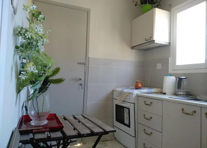 Palm Tree House By The Skhoínos