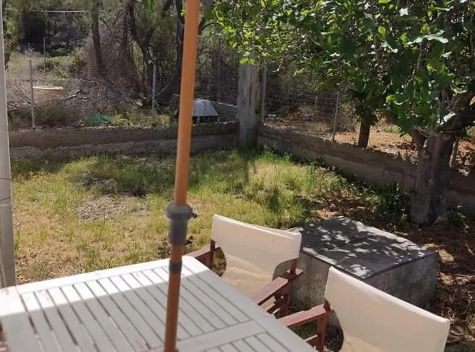 Palm Tree House By The * Skhoínos